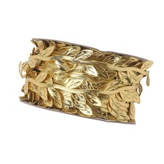 Flexible 30m Leaf Ribbon in Gold and Silver for DIY Crafts and Elegant Events