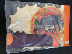 Lot 2 Halloween Hanging Decoration Spider Vintage Paper Fantasies NOS Denmark