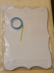 Graduation Party Banner, Blue, White, and Black «Congrats Grad,» Unopened