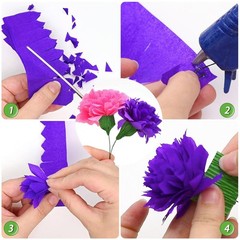 Green Series Crepe Paper – 6 Colors 9.8 x 98 Inch Wide for DIY Gift Wrapping …