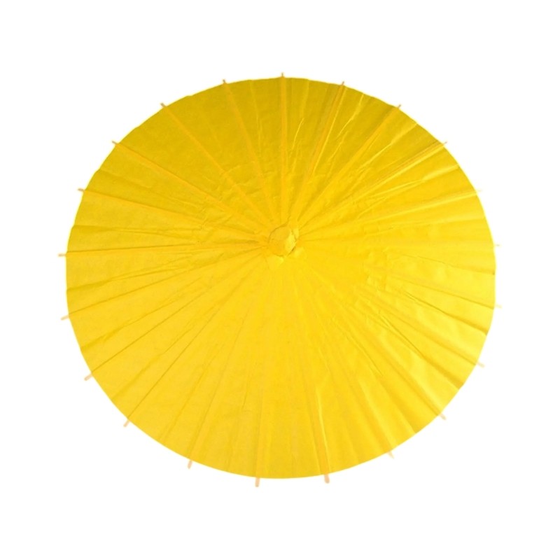 Charm Small Paper Parasol Wedding Paper Umbrella Party Favor White Umbrellas
