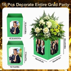 16 Pcs Graduation Centerpieces Table Decor – Photo Display Frames for Class of 2