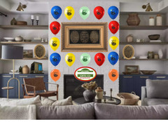 Ramadan Decoration(21Pcs) Ramadan Balloons Banner Ramadan Gift Islamic wall gift