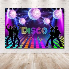 8x6ft The 80s Disco Party Backdrop for Hip Hop Rock Music Retro Flash Stage Back