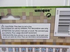 Minecraft Happy Birthday Banner Party Decoration Kids Birthday Gray Blue 7.91 ft