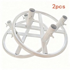 2 Pack Metal Flower Stand Bases Wedding Arch Backdrop Pole Holders