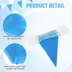 200Ft Pennant Banners Flags String DIY Hanging Bunting Flags for Party