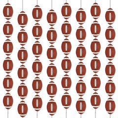 8 Pack Football Party Banners Decorations Garland Kit – [Image-dependent]
