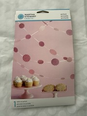 Martha Stewart Crafts Glitter Garland Wedding Decor Pink & White