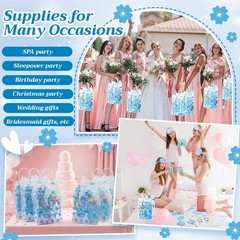 73 Pcs Spa Sleepover Party Supplies – Slumber Party Favors, Eye Mask, Hair Ties,