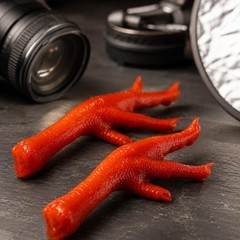 2PCS Artificial Chicken Feet Realistic Fake Food Props Display