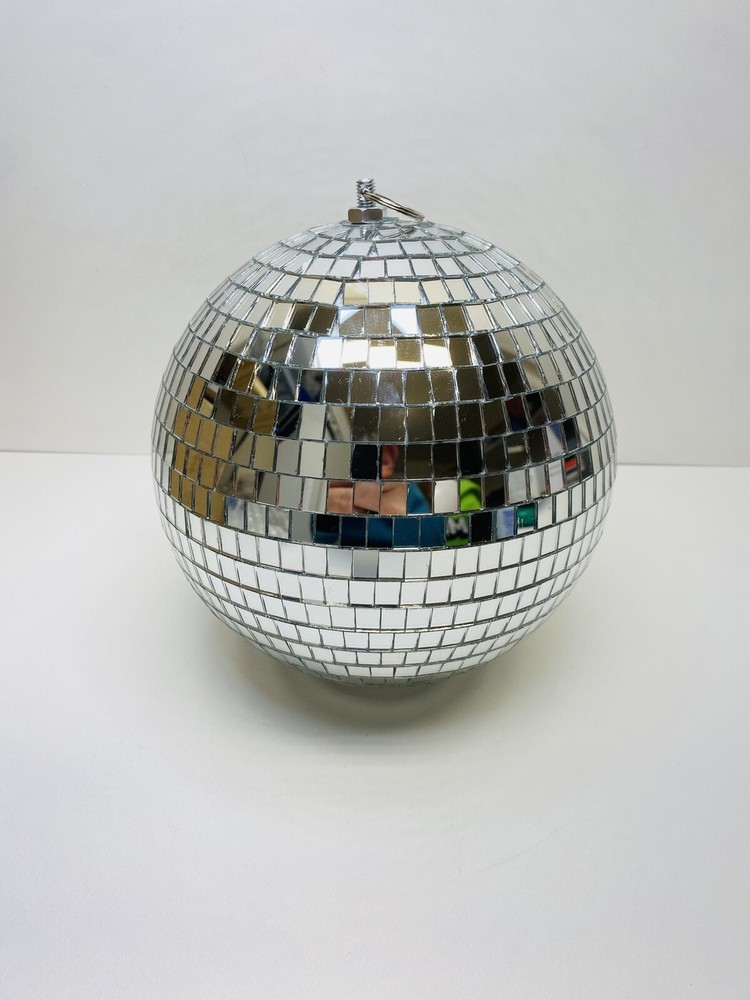 8″ Disco Ball Hanging Mirror Disco Ball with Hanging Ring for Party and Decorati