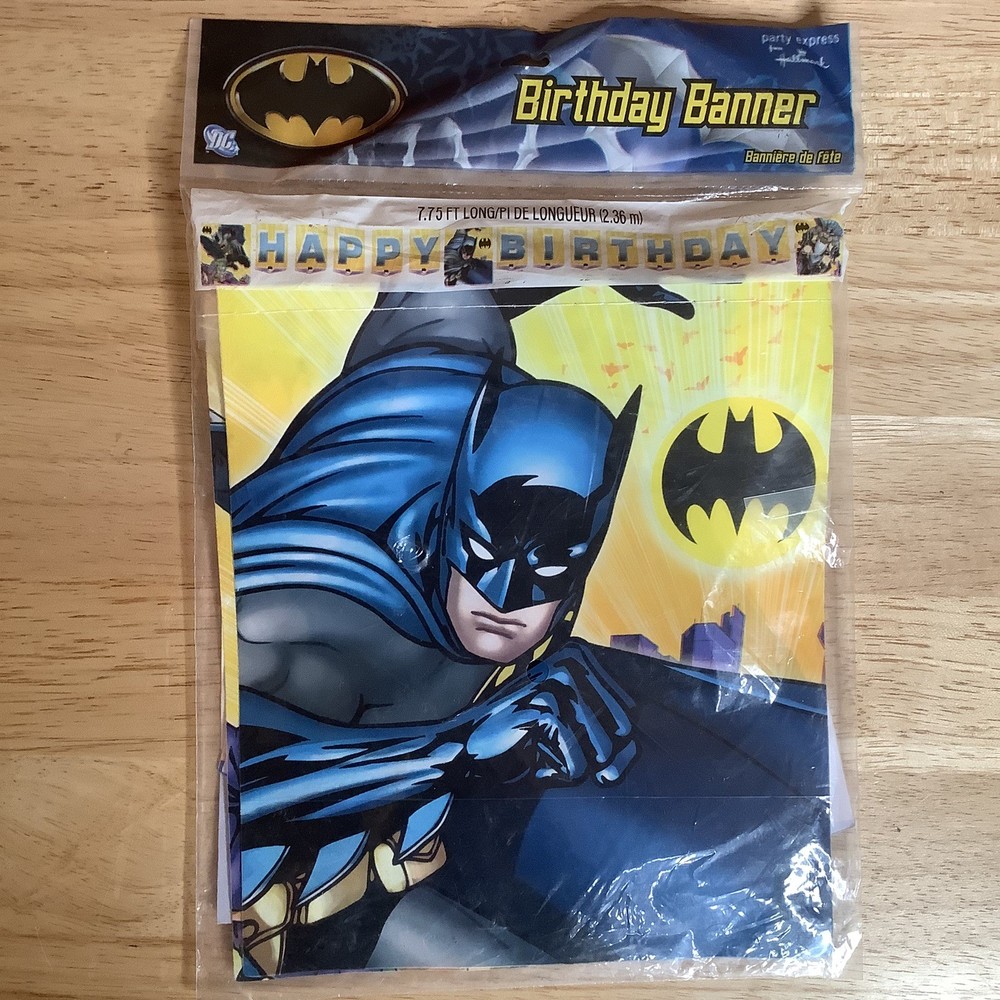 Hallmark Happy Birthday Batman Banner