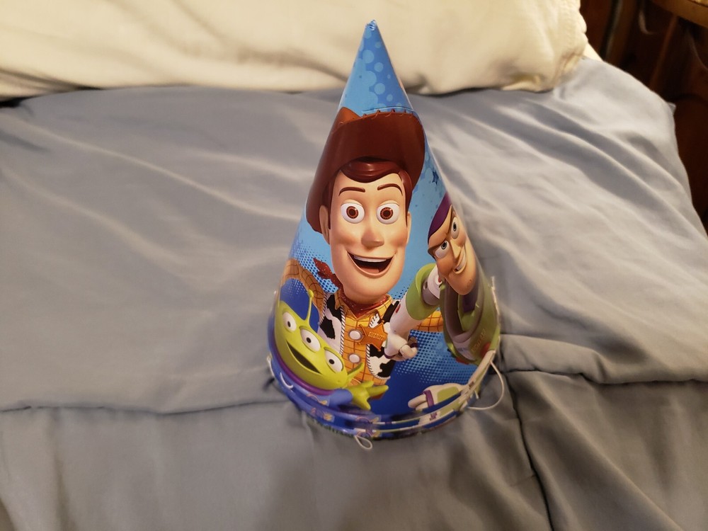 Disney Toy Story Cone Party Hats, Birthday, Party Supplies, 8 Pieces