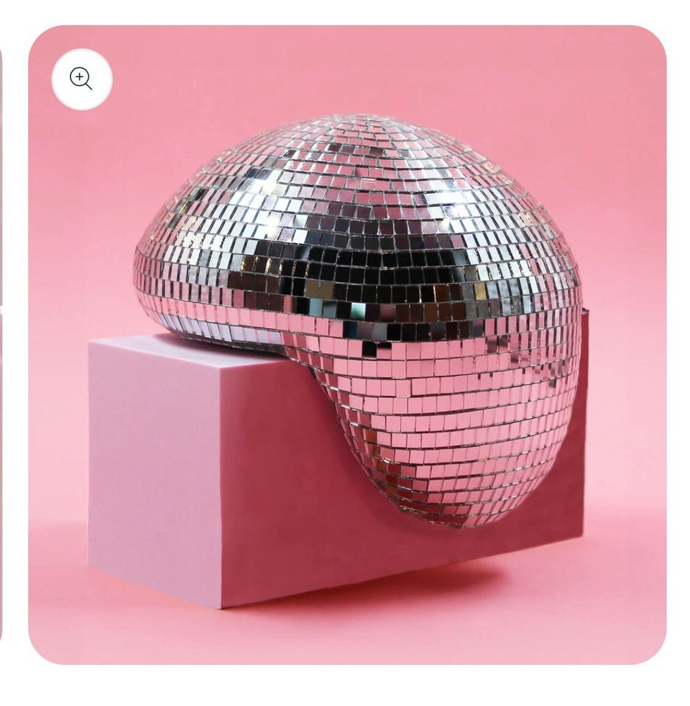7.5″ Melty Disco Ball Shelf Edge Ornament Last Bachelorette Party Decoration