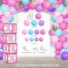 314Pcs Pink Dinosaur Birthday Party Decorations for 25 Guests – Balloon Arch, Ba