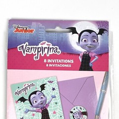 NEW Disney Vampirina 8-Count Party Invitations Set Includes Postcards + More!