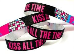 Kiss All The Time Wristband – Disco Occasionally Party Wristbands – Concert