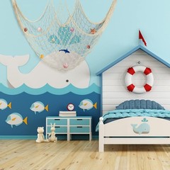 4 Pieces Natural Fish Net Decorative Fish Netting Natural Cotton Beach
