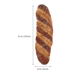 Simulated Artificial Bread Prop Fake French Loaf Lifelike Dessert Display
