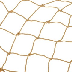 Decorative Fishing Net 40″x80″ Fish Net DECORative with Shell Light Brown
