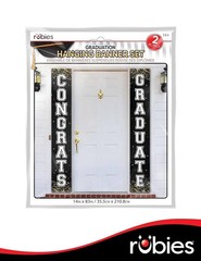 Graduation Hanging Banner Set 14” X 83” 2 Pc Set By Rubies