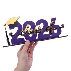 2 Pcs Graduation Season Commemorative Display Decoration Desktop of
