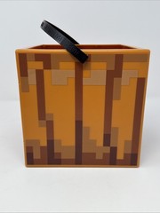 Minecraft Halloween Treat Pail Jack O’Lantern Bucket Plastic Kids Candy – NEW