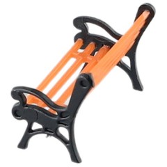 Model Park 0.79*0.55*0.35inch/2*1.4*0.9cm 10Pcs 1:87 Chair Plastic