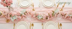 Cherry Blossom Garland Artificial Cherry Flower Vines 2 Pack Hanging Silk