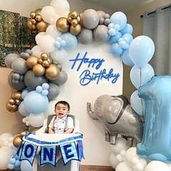 MASTRON Happy Birthday Sign for Backdrop – Felt Happy Birthday Letter Sign for