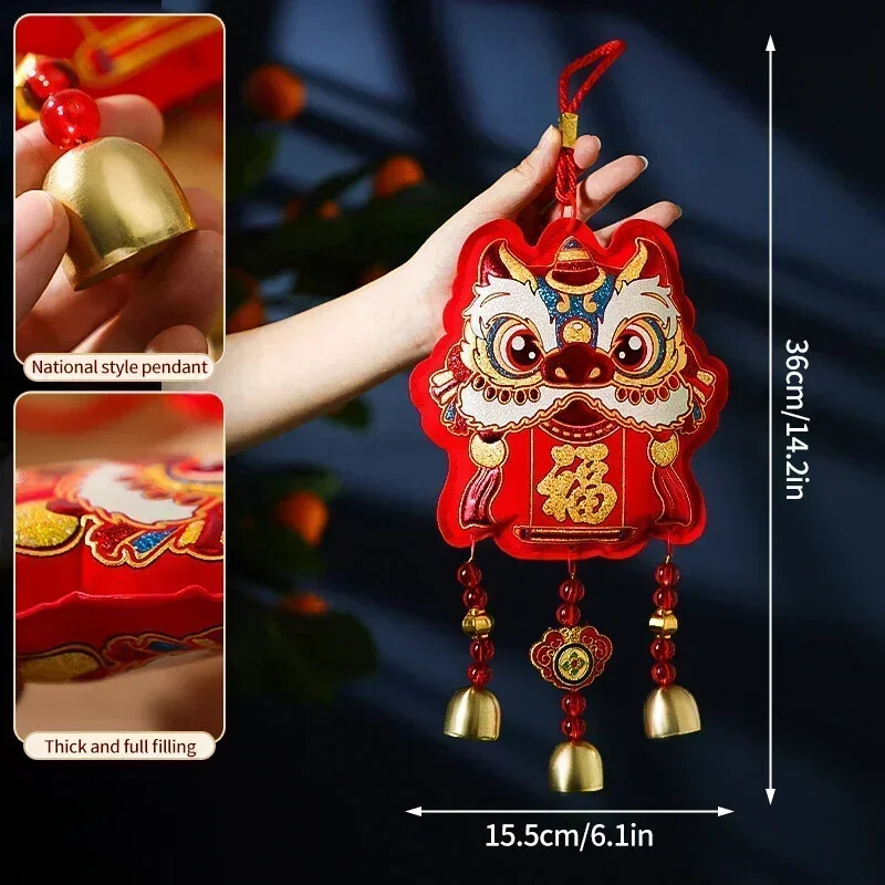 Chinese Wedding Fu Character Decor Hanging Ornament Wall Car Hanging Decor