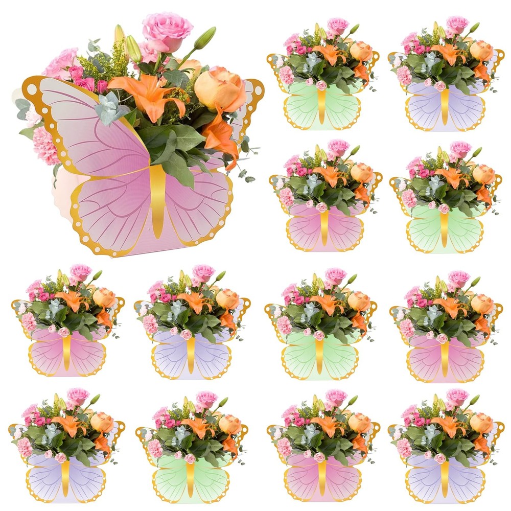 12 Pcs Butterfly Centerpieces for Party Table Decorations Baby Shower Birthda…