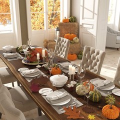 Qunclay 6 Pcs Fall Thanksgiving Decor Maple Leaves Wood Sign Brown