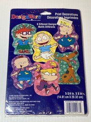 Rugrats 1998 DesignWare Party Decorations Pack of 6 NEW Vtg NOS Nickelodeon 90’s