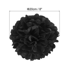 8″ Tissue Pom Poms Flowers, 5 Pack Paper Flower Ball for Wedding Bridal Showe…