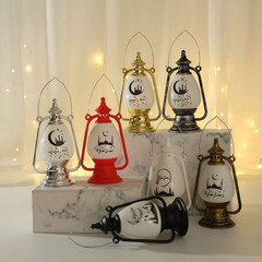 Eid mubarak Hurricane Lamp Retro Coal Oil Windproof Lamp Eid Al Fitr Mosque JQ