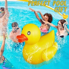 2 Pack 4 Feet Giant Inflatable Duck Huge Rubber Duck Large Blow up Pool Float…