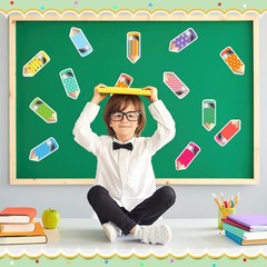 120 Pcs Pencil Paper Cutouts Name Tags Back To School Bulletin Board Decor