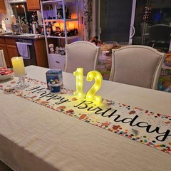 Light Up Numbers 45 Centerpieces Table Sign 45th Birthday Decorations 8.26 In