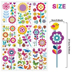 ROROP 107PCS Spring, Summer & Fall/ Winter Window Clings – Spring