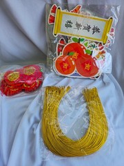 3D Chinese New Year Dragon Ceiling Decor – 164Pcs Lantern Garland Set red & gold