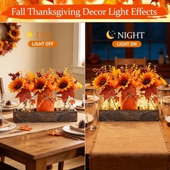Mason Jar Fall Thanksgiving Table Decorations, Centerpieces for Tables