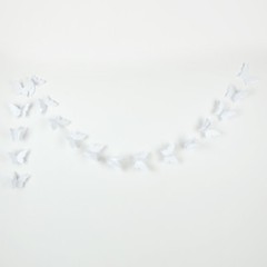 Paper Garland Wedding Butterfly Hanging Party Banner 3d Decor Birthday Baby