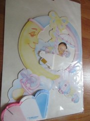 1995 Baby Shower 11″ Centerpiece Decoration Honeycomb Paper Fantasies NOS