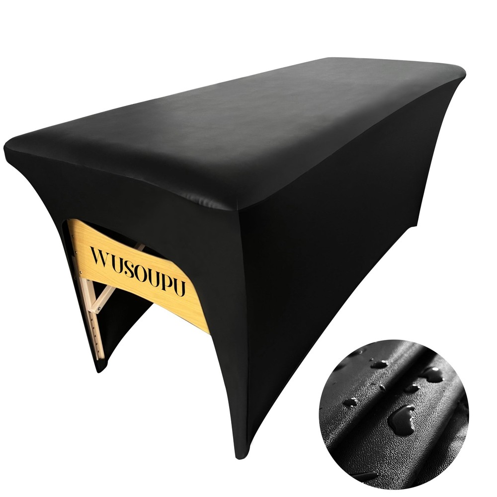 WUSOUPU Wipeable Lash Bed Cover Massage Table Cover Waterproof and Reusable Wax