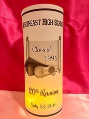 10 Personalized Class Reunion Luminaries Vellum Table Centerpieces Decorations B