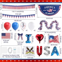 Transform Your Golf Cart with This 250th Anniversary Patriotic Decoration Set