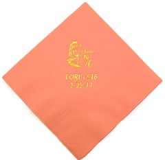 75 personalized beverage napkins baby shower birthday wedding graduation