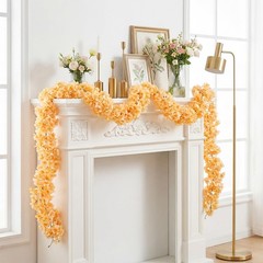 4 PCS Cherry Blossom Garland Artificial Silk Flower Vine Hanging Floral Decor…